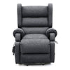 Image of Electric Lift Recliner for Everyday Relaxation Fabric Graphite Front View