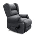 Electric Lift Recliner for Everyday Relaxation Fabric Graphite NE View