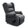 Image of Electric Lift Recliner for Everyday Relaxation Fabric Graphite NE View