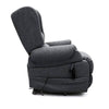 Image of Electric Lift Recliner for Everyday Relaxation Fabric Graphite Side View