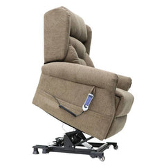 Electric Lift Recliner for Therapy Fabric Brown Featured Image