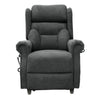 Image of Electric Lift Recliner for Therapy Fabric Graphite Front View