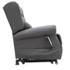 Image of Electric Lift Recliner for Therapy Leather Grey Side View