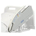 Electric Ward and ICU Hospital Bed with Battery Backup close-up of side control panel and bed end