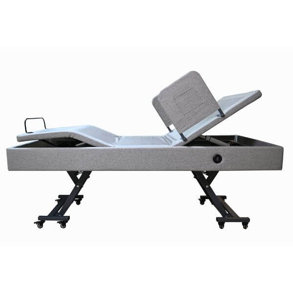 Ergonomic Adjustable Electric Bed Side View Head Elevated