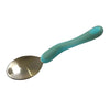 Image of Ergonomic Self Feeding Spoon for Children with Reduced Dexterity Homecraft Caring Cutlery spoon with curved blue easy-grip handle