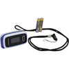 Image of Fingertip Pulse Oximeter for Oxygen Saturation and Pulse Monitoring with batteries lanyard and accessories included