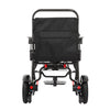 Image of FlyteMax Heavy Duty Carbon Fibre Electric Wheelchair rear view with storage pocket