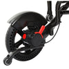 Image of FlyteMax Heavy Duty Carbon Fibre Electric Wheelchair rear wheel motor and anti tip caster detail