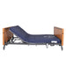 Folding Electric Profiling Bed for Community and Aged Care fully extended with adjustable backrest and leg sections