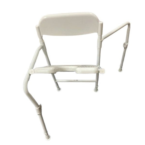 Folding Shower Chair with Cut Away Front Foled 3