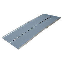 Folding Wheelchair Ramp - Portable & Lightweight Aluminium Ramp for Steps, Kerbs & Cars folded aluminium access ramp with dual tracks