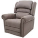 Four Motor Lift Recliner Chair with Adjustable Headrest and Lumbar brown upholstered recliner chair front view