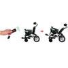 Image of Gladiator Electric Wheelchair With Tilt Seat And Suspension remote control reclining function demonstration