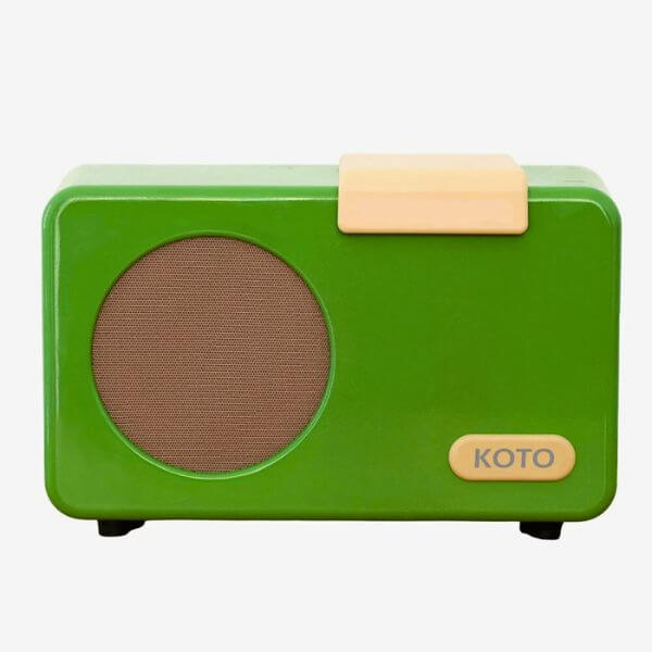 Green Portable Music Player for Elderly