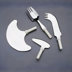 Homecraft Kings Adaptive Cutlery for One Handed Eating Set
