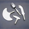 Image of Homecraft Kings Adaptive Cutlery for One Handed Eating Set