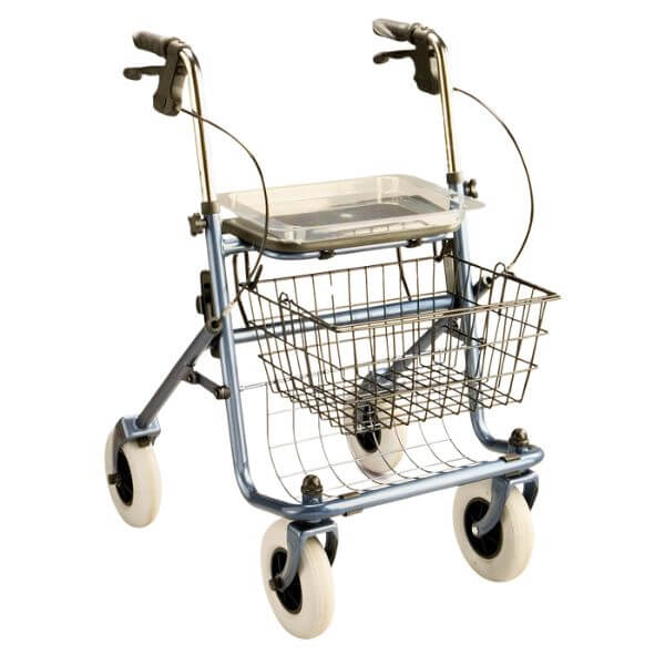Walker with Tray and Basket