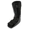 Image of Inflatable Ankle Walker for Foot and Ankle Fractures black tall boot with rigid front support