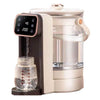 Image of Instant Hot Water Kettle with Temperature Control Billy dispensing hot water into baby bottle with touch controls