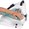 Image of KINETEC MAESTRA Hand and Wrist CPM Rehabilitation Machine with hand positioned in finger exercise support