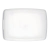 Image of Lap Tray with Bean Bag Base and Non Slip Mat for Eating and Crafts white tray with raised edges and side handles