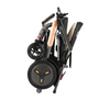 Image of Lightweight Folding Electric Wheelchair With Lithium Battery Bruno Lite folded compact for transport and storage