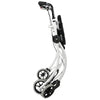 Image of Lightweight Indoor Rollator Walker with One Hand Brake folded compact frame with four wheels and cable brake