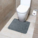 Low Profile Absorbent Non-Slip Floor Mat 45 x 70cm Grey Near Toilet