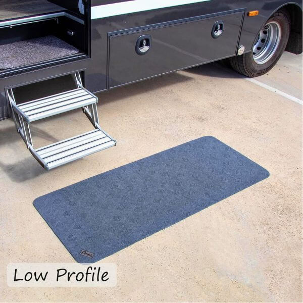 Low Profile Absorbent Non-Slip Floor Mat 60 x 150cm Near Caravan