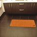 Low Profile Absorbent Non-Slip Floor Mat 50 x 115cm Pebble Near Sink