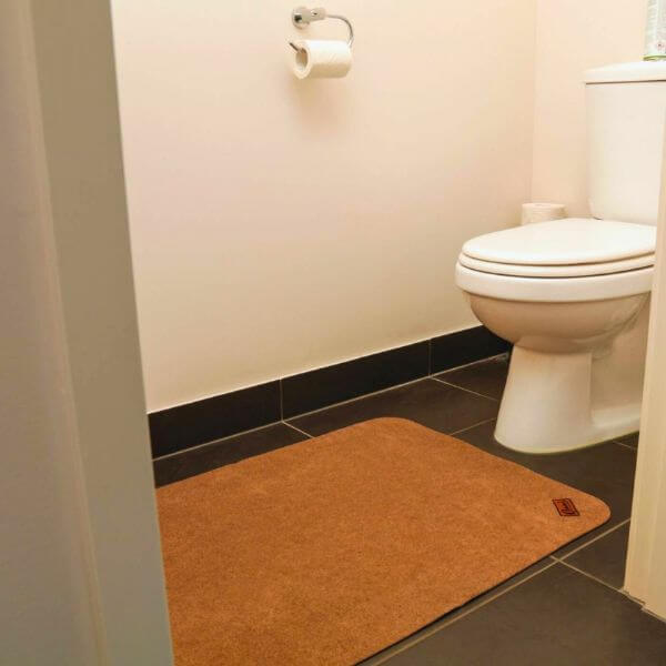 Low Profile Absorbent Non-Slip Floor Mat 60 x 90cm Pebble Colour
