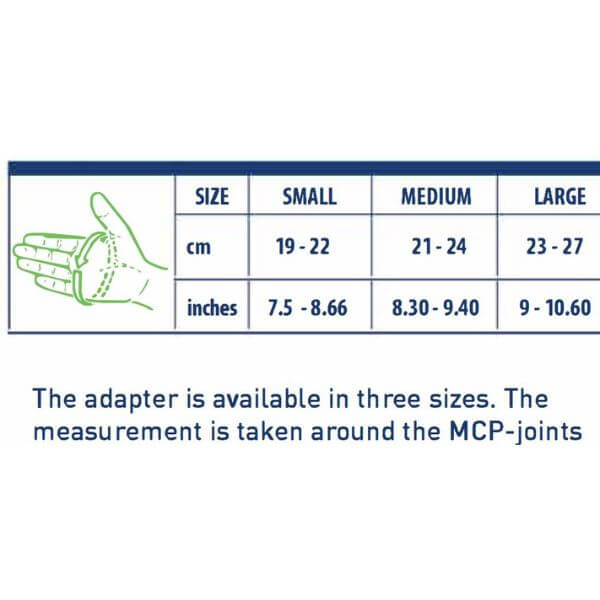 Magnetic Grasping Tactee Aid Kit Sizing Guide