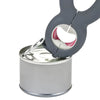 Image of Multi-Function Jar Opener 6-in-1 Bottle, Can & Jar Opening Tool lifting ring pull tab on metal food can