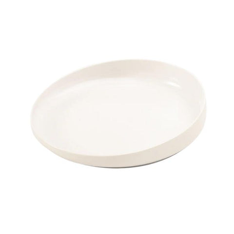 One Handed Plate with Raised Edge
