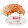 Image of Oval-8 Finger Splint Sizing Kit set of multiple beige finger splints on sizing ring