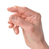 Image of Oval-8 Finger Splint for Trigger Finger & Arthritis worn on finger showing joint alignment support