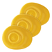Oval Ceramic Saucer For Seniors Yellow