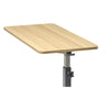 Image of Overbed Table with Gas Lift 90 x 39cm overbed table top underside showing gas lift column mount