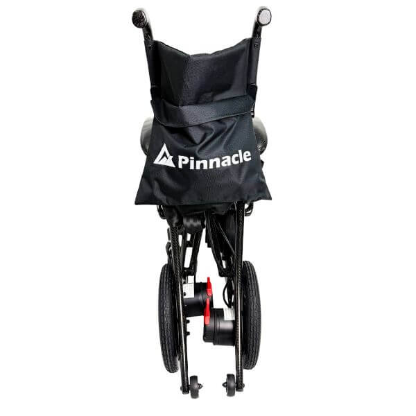 PFL Lightweight Electric Wheelchair 150W Folded Rear View