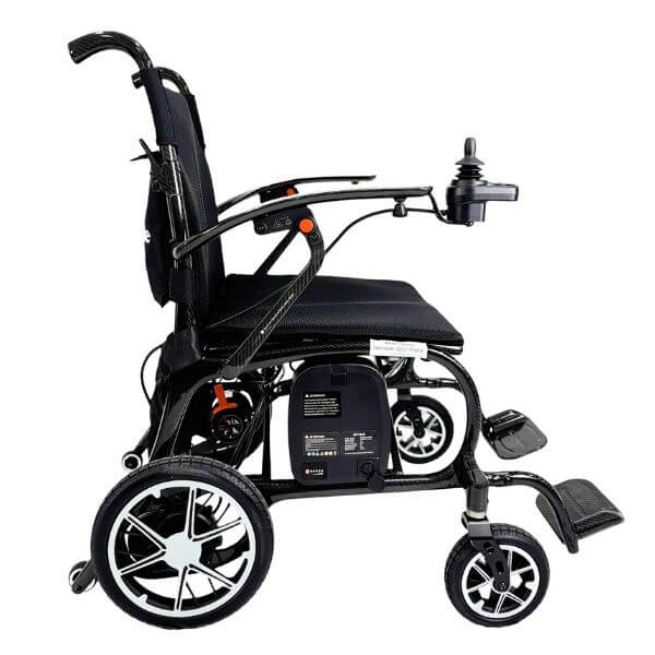 PFL Lightweight Electric Wheelchair 150W Side View