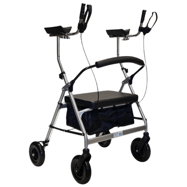 PQUIP Bariatric Gutter Arm Walker PAB802 Silver