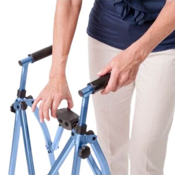Portable Lightweight Walking Frame 180kg Push Button
