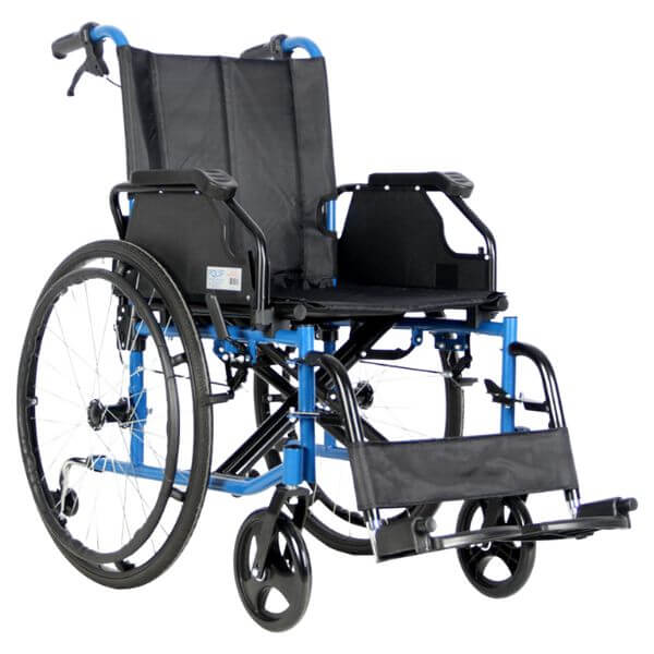 Premium Steel Attendant Wheelchair