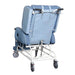 Pressure Relief Air Chair for Bariatric Users rear view displaying heavy-duty frame and castors