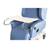 Image of Pressure Relief Air Chair for Slim Users close-up of tray table and armrest accessory
