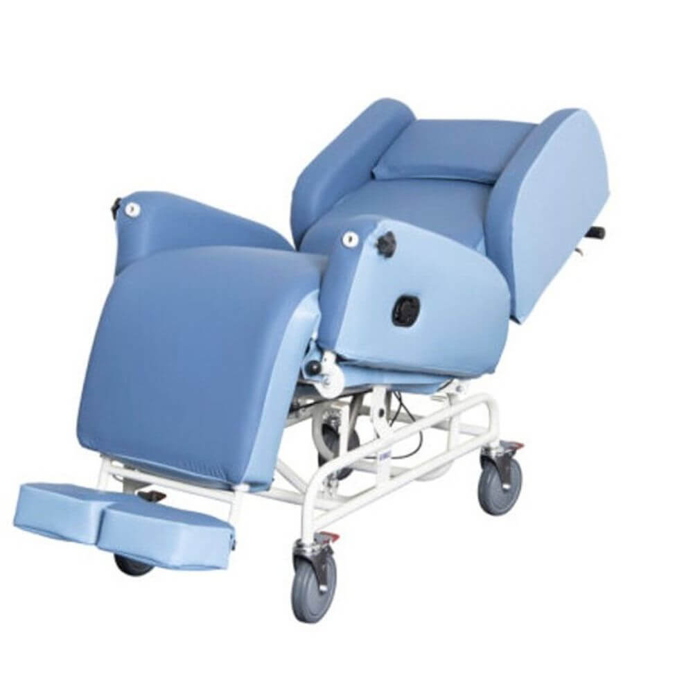 Pressure Relief Air Chair for Slim Users partially reclined position demonstrating adjustable backrest
