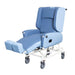 Pressure Relief Air Chair for Standard Users side view with elevated leg rest in reclined position