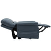 Image of Quad Motor Electric Lift Recliner Chair with Lumbar Support fully reclined chair with extended footrest side view