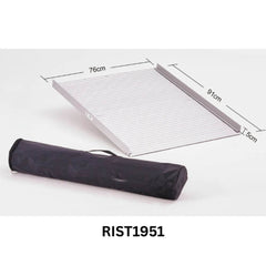 RIST1951 Portable Roll Up Wheelchair Ramp for steps kerbs and thresholds 91cm x 76cm